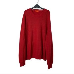 Bright Red Knit Sweater